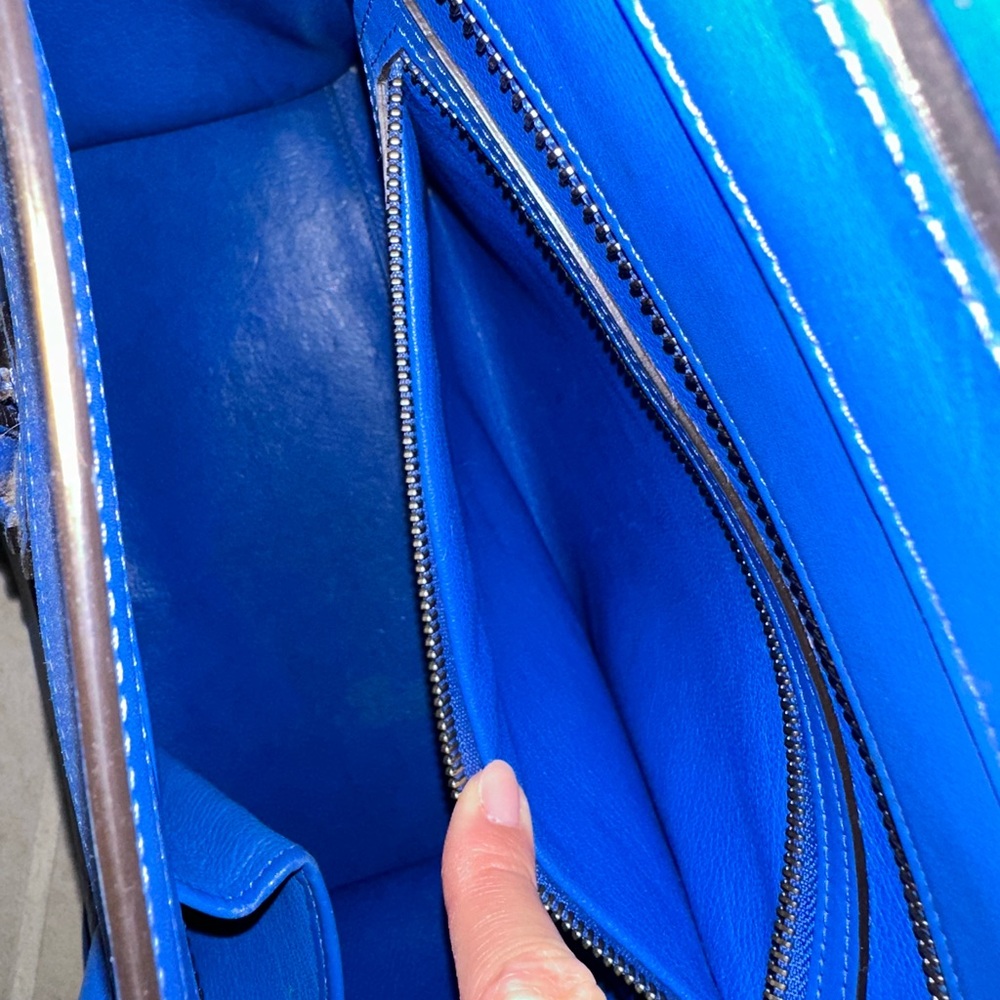 Celine Cobalt Blue Luggage Bag - Picture 4 of 9
